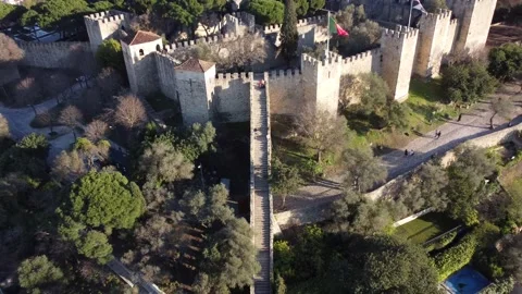 Castelo de São Jorge 스톡 동영상 171344945