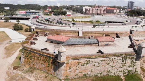 Castelo do Queijo - Forte de São Francisco Xavier Stock Footage 157871003