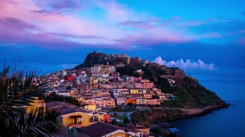 Castelsardo - Sunrise Stock Footage 152779959