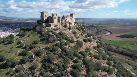 Castillo de Almodóvar del Río, Andalusien, Spanien 스톡 동영상 201213885
