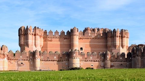 Castillo de Coca, Spain Stock Footage 91940023