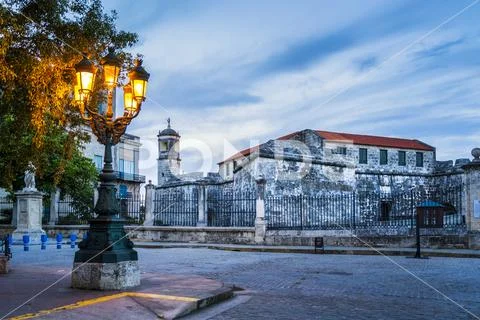 Castillo de la Real Fuerza in La Habana Vieja, UNESCO World Heritage Site, Old Stock Photos
