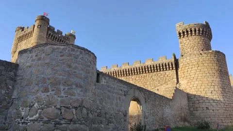 Castillo de Oropesa, Castillo Viejo or Castillo de los lvarez de Toledo is a  Stock Footage 210757527