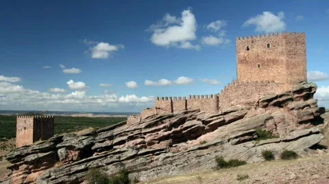 Castillo de Zafra 2 Stock Footage 511585