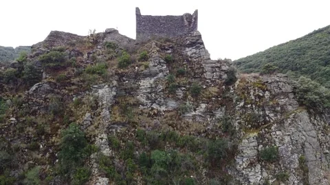 Castillo en ruinas Stock Footage 138999879