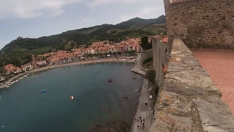 CASTILLO REAL DE COLLIOURE Stock Footage 135825063