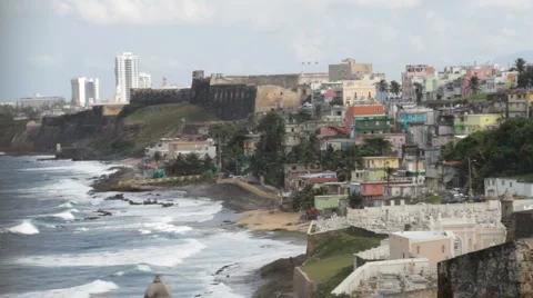 Castillo San Cristobal Stock Footage 998415