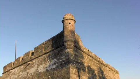 Castillo San Marcos Stock Footage 71736852