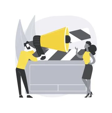 Casting call abstract concept vector illustration. Stock Illustration