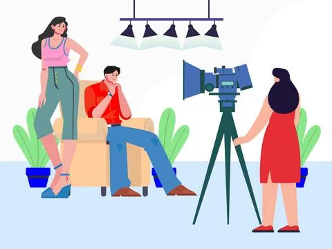 Casting Concept Illustration Stock Illustration