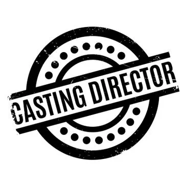 Casting Director rubber stamp Stock Illustration
