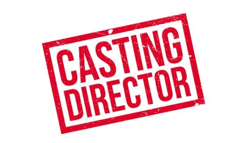 Casting Director rubber stamp Stock Illustration