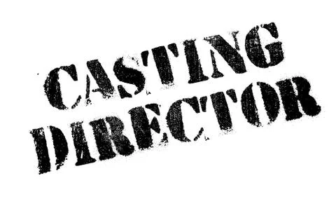 Casting Director rubber stamp Stock Illustration