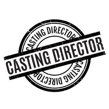 Casting Director rubber stamp Stock Illustration
