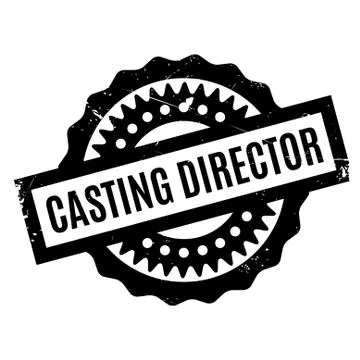 Casting Director rubber stamp Stock Illustration
