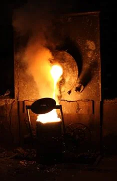 Casting ladle Stock Photos