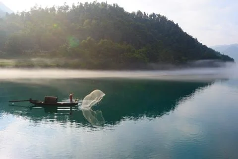 Casting net Stock Photos