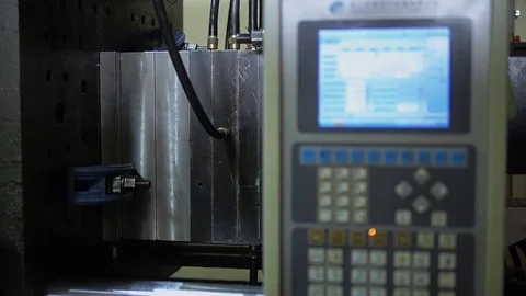 Casting of plastics Stock Footage 74773897