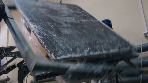 Casting the shape of a human dummy head Stock Footage 119530786