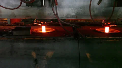 Casting of steel Stock Footage 24662211