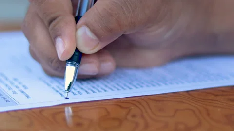 Casting vote in election. Stock Footage 137509878