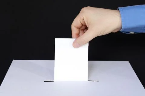 Casting vote Foto stock