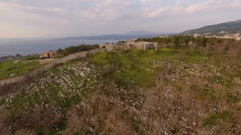 Castle from above 스톡 동영상 106342745