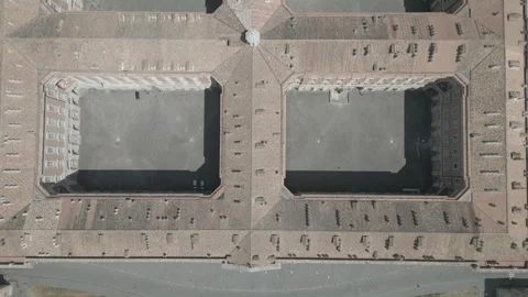 Castle from above Stock Footage 312271242