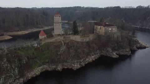 Castle above the river 2.1 動画素材 152579249