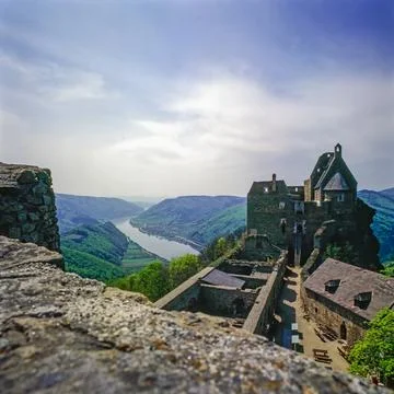 Castle Aggstein, Austria Stock Photos