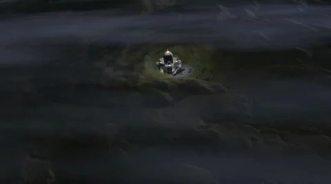 Castle from air Stock Footage 541569