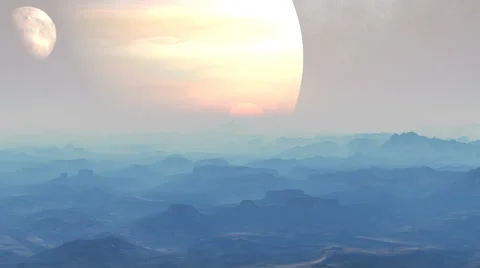 Castle aliens Stock Footage 43401411