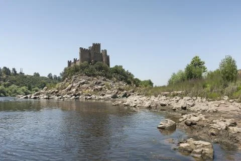 Castle of Almourol Stock Photos