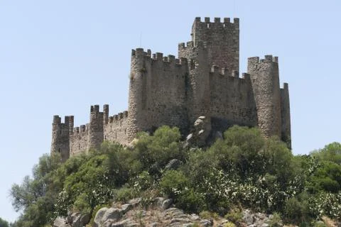 Castle of Almourol Stock Photos