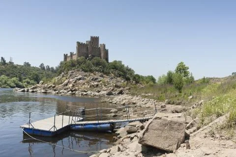 Castle of Almourol Stock Photos