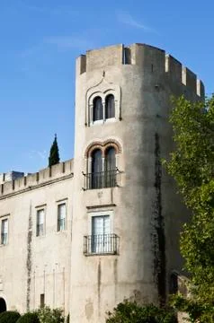 Castle of alvito Stock Photos