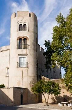 Castle of alvito Stock Photos