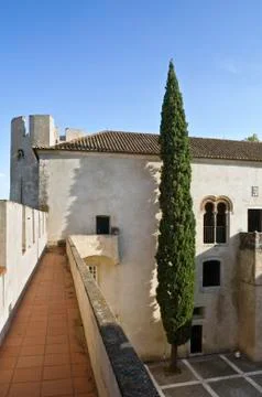 Castle of alvito Stock Photos
