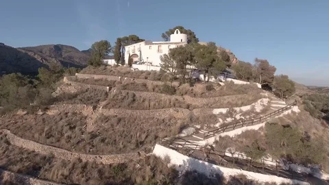 Castle and hermit Stock Footage 81516711