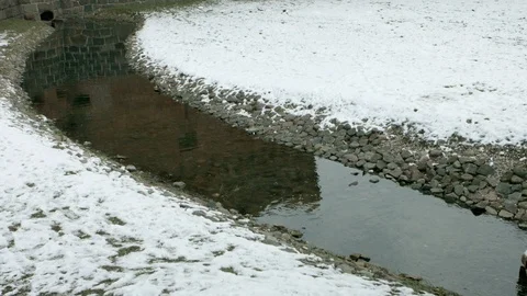 Castle and stream 動画素材 94722455