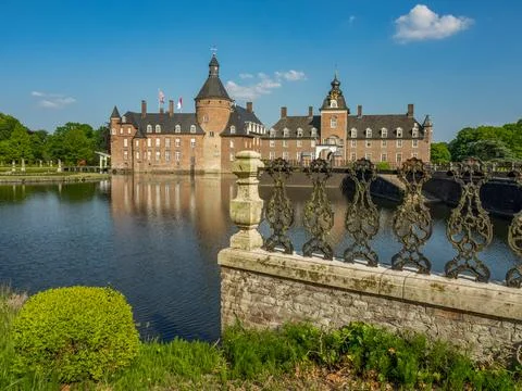 The castle of anholt Foto stock