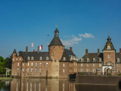 The castle of anholt Stock Photos