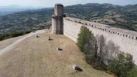 Castle of assisi Stock Footage 290239263