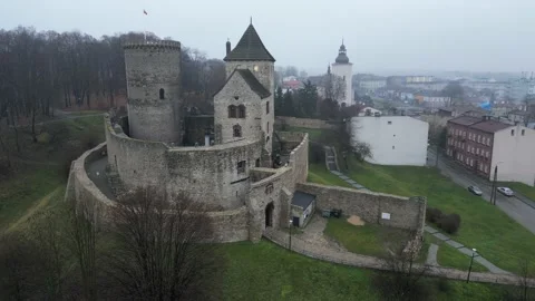 Castle in Będzin Stock Footage 234735965
