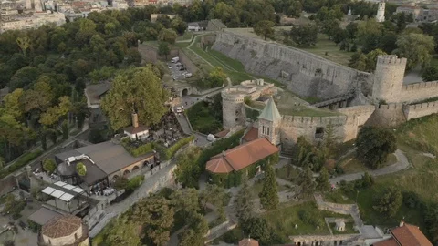 Castle in Belgrade Vídeos de archivo 117828910
