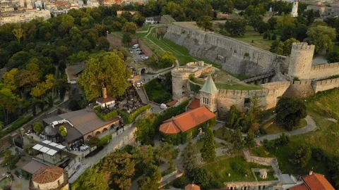 Castle in Belgrade Video stock 117831168