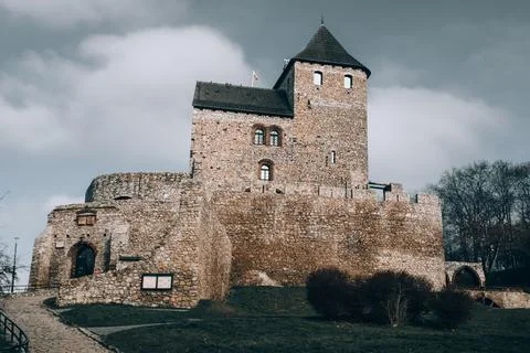 Castle in the bench Stock Photos
