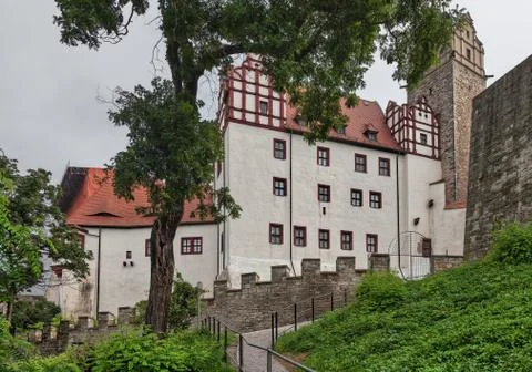 Castle of Bernburg Foto stock