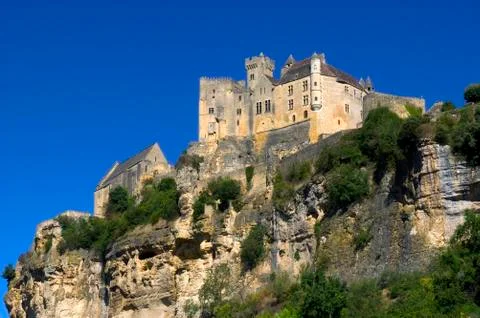 Castle of beynac Stock Photos