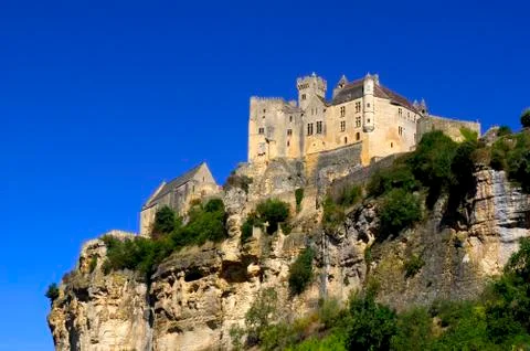 Castle of beynac Stock Photos